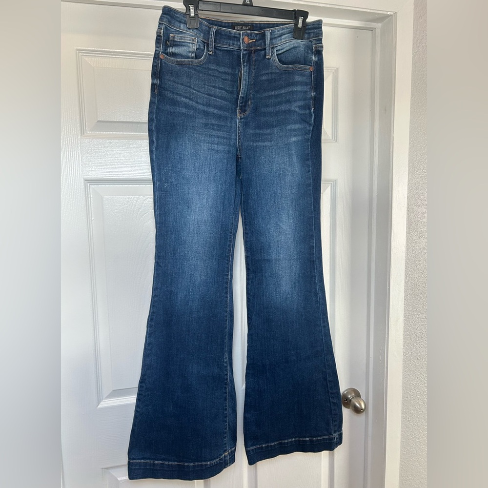 Judy Blue Dark Blue Flare Jeans
